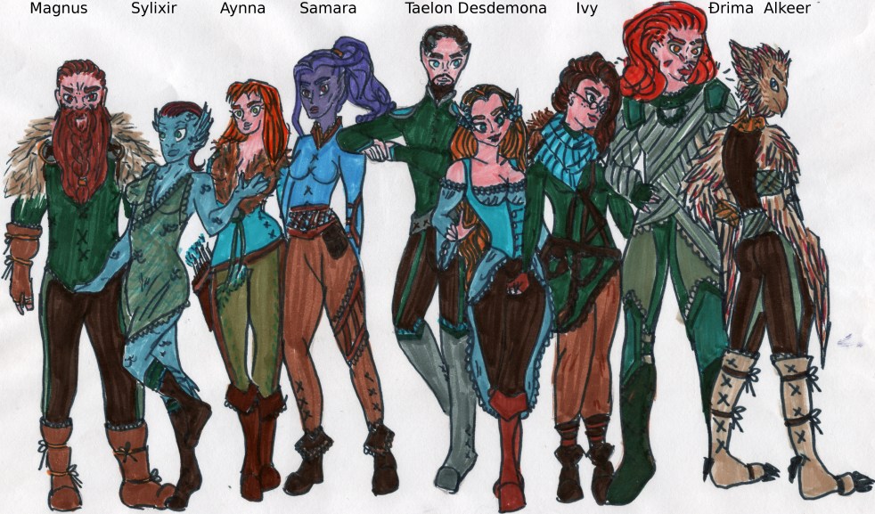 Party Portraits - Group with Names