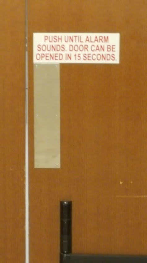 Push until alarm sounds